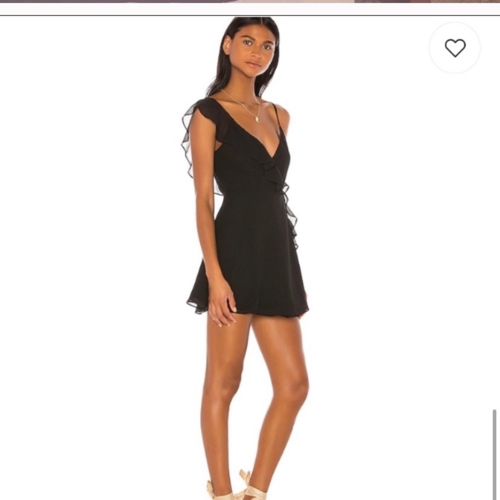 Black cute mini dress